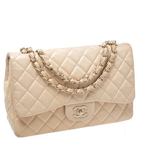 classic chanel bag cream|Chanel bag uk outlet.